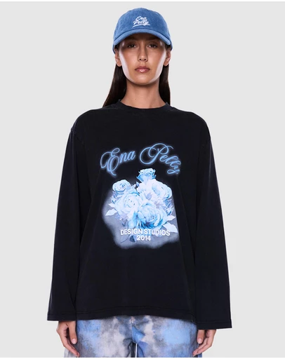 ENA PELLY - Elsa Long Sleeve Relaxed Tee