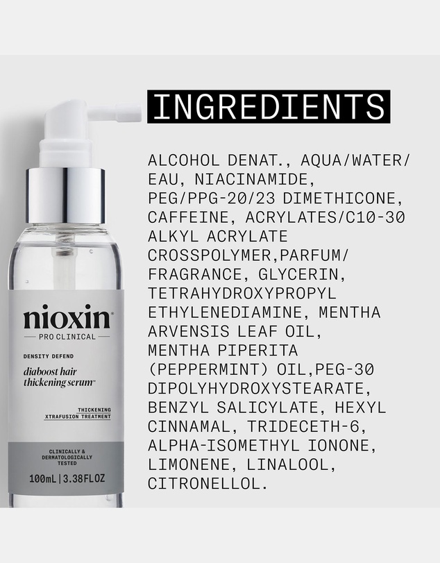 Nioxin - Nioxin Density Defend Diaboost Hair Thickening Serum 100ml