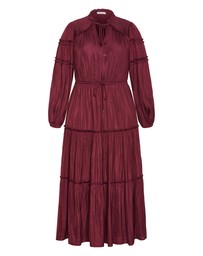 City Chic - Drama Queen Long Sleeve Maxi Dress