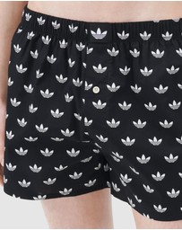 adidas Originals - 2 Pack Comfort Core Cotton Icon Woven Boxer Underwear