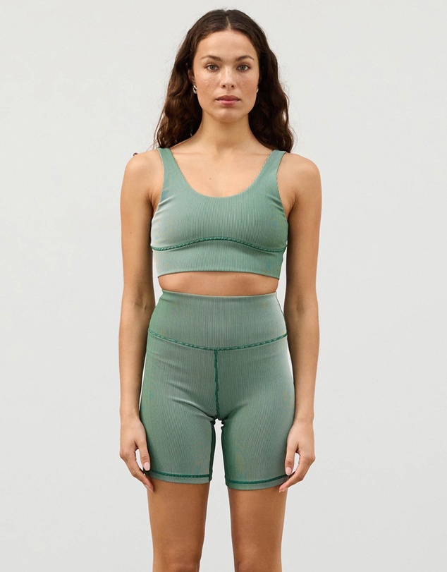 Zulu & Zephyr - Stripe Rib Crop Top
