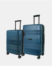 Pierre Cardin - Pierre Cardin Impact Hard Shell Medium and Cabin Bundle 2-Piece Set