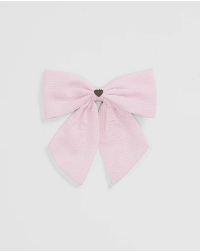 Country Road - Large Gingham Bow Clip
