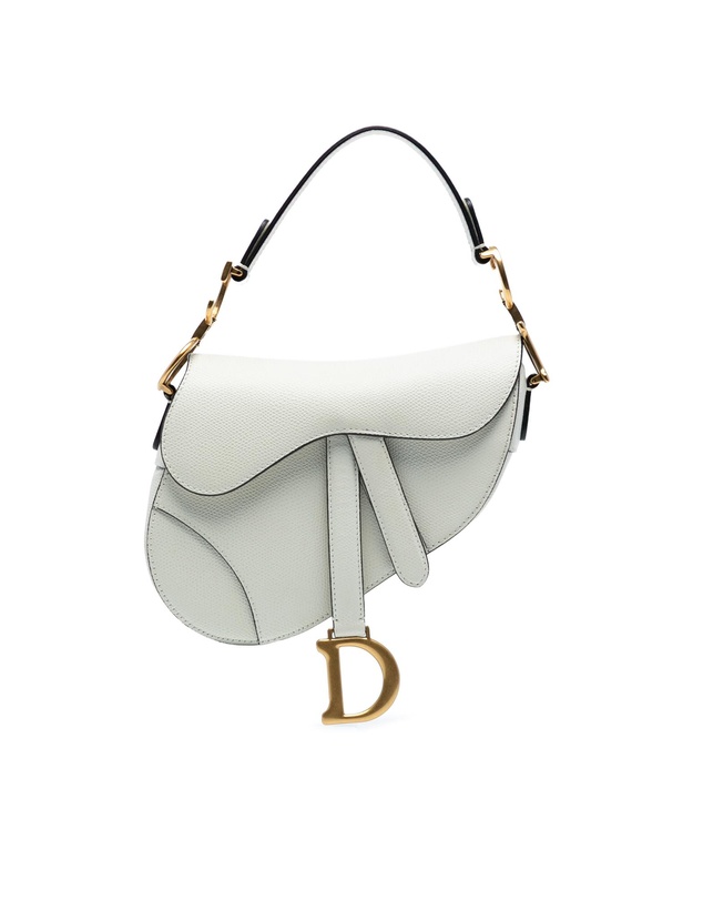 Pre-Loved by Azura Reborn - Pre-Loved Mini Grained Calfskin Saddle Bag