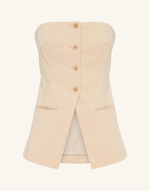 Shona Joy - Lani Strapless Tailored Top