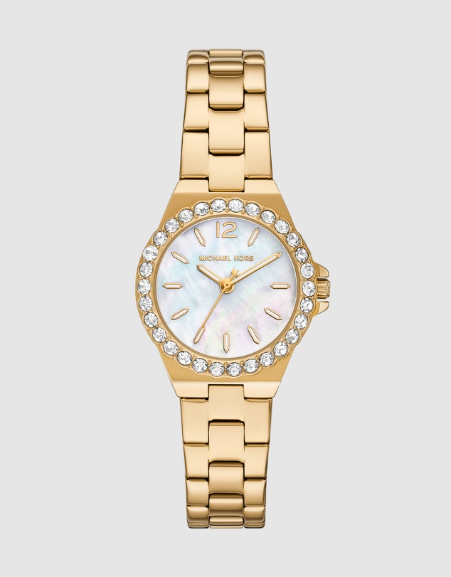 Michael Kors - Lennox Gold Tone Analogue Watch