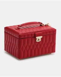 Wolf - Wolf Caroline Medium Jewellery Case Red