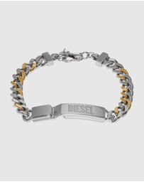 Diesel - Steel Silver Tone Bracelet