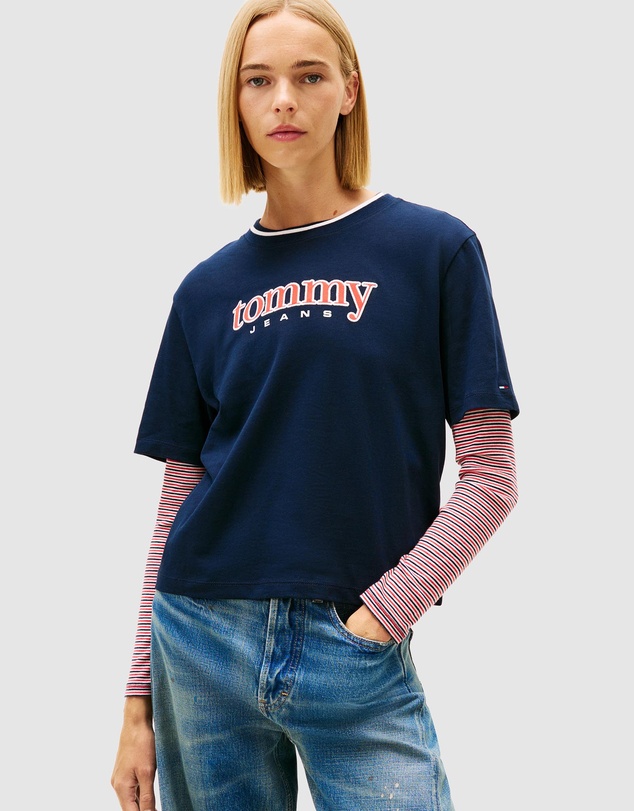 Tommy Jeans - Boxy Tommy Applique Shortsleeve Tee