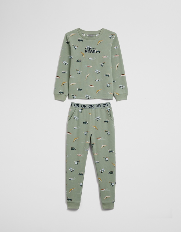 Country Road - Australian Cotton Long Sleeve Motor Sport Pyjamas