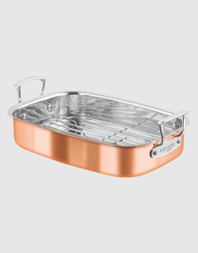 Chasseur - Escoffier Induction Roaster 35x26cm - Copper