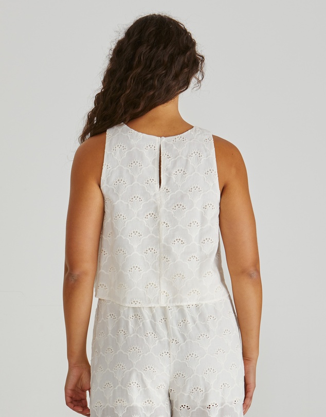 Sass - Zimmy Broderie Tank