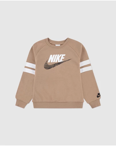 Nike - Nike Sportswear In The Zone French Terry Oversize Crew Sweat - Kids