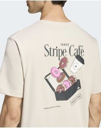 adidas Sportswear - COFFEE CAFE DONUT BOX GRAPHIC T-SHIRT Mens