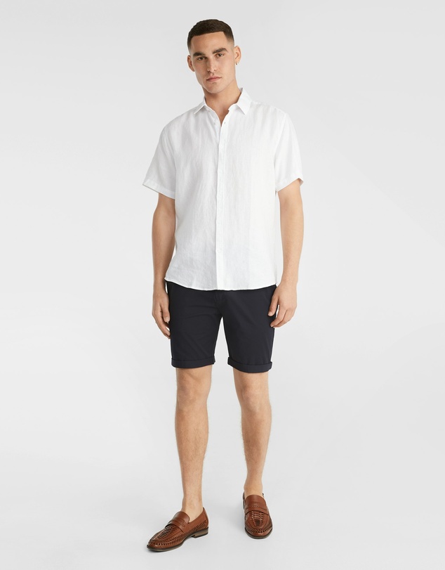 yd. - Lewis Pure Linen Shirt