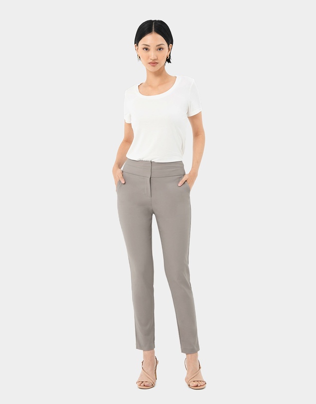 Forcast - Myah Double Waistband Pants
