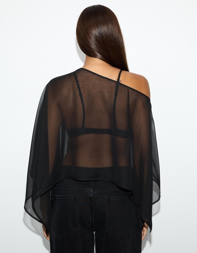 Dazie - Ava Chiffon Cape