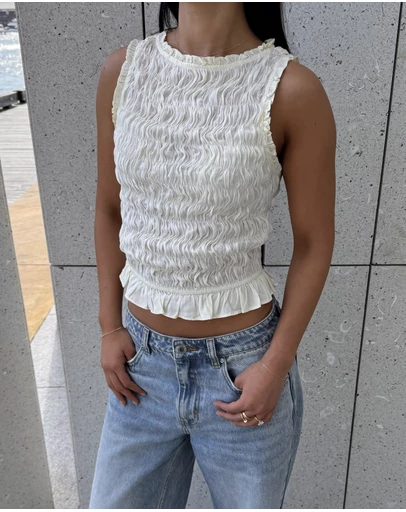 The Fated - Amy Sheer Frill Tank