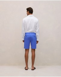 Trenery - Cotton Twill Chino Short in Vivid Blue