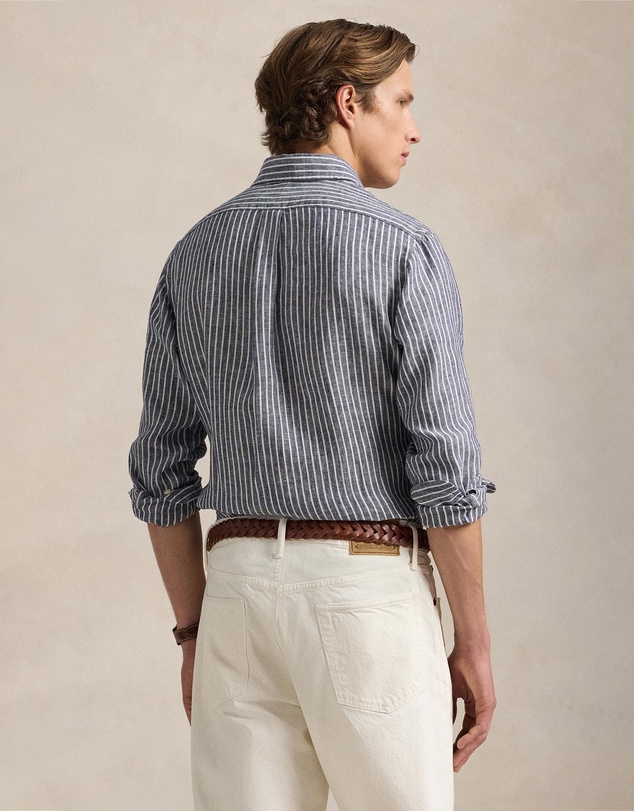 Polo Ralph Lauren - Custom Fit Striped Linen Shirt