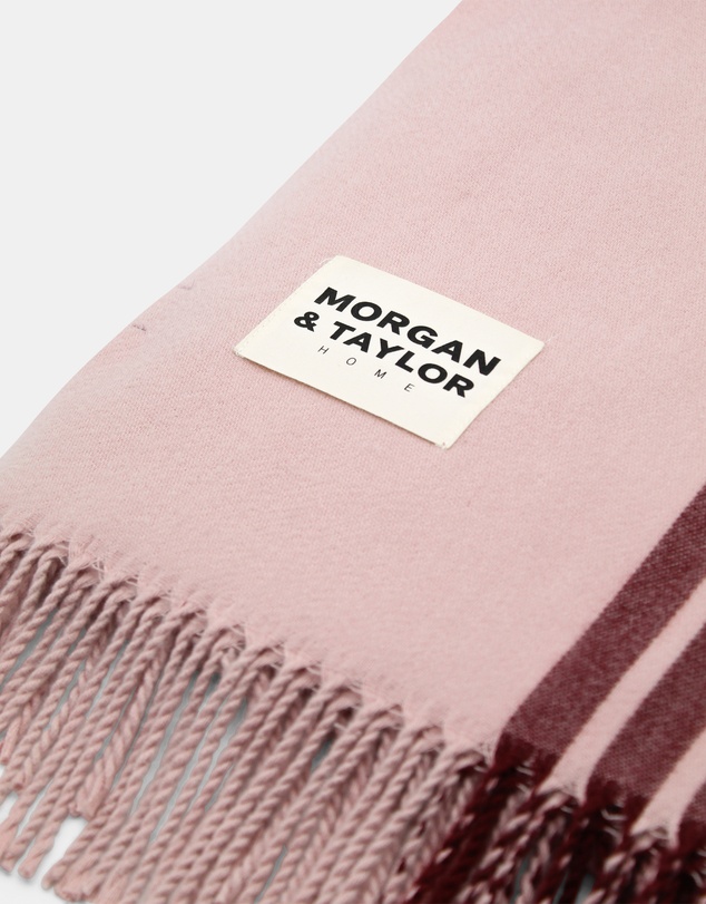 Morgan & Taylor - Sawyer Throw Blanket in Pink