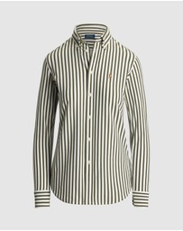 Polo Ralph Lauren - Striped Knit Oxford Cotton Shirt