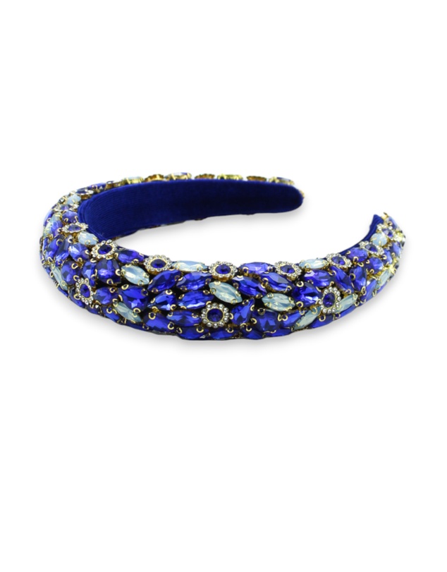 Morgan & Taylor - Alora Headband in Cobalt Blue