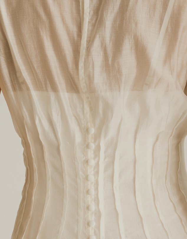 Atmos&Here - Kate Organza Pintuck Maxi Dress