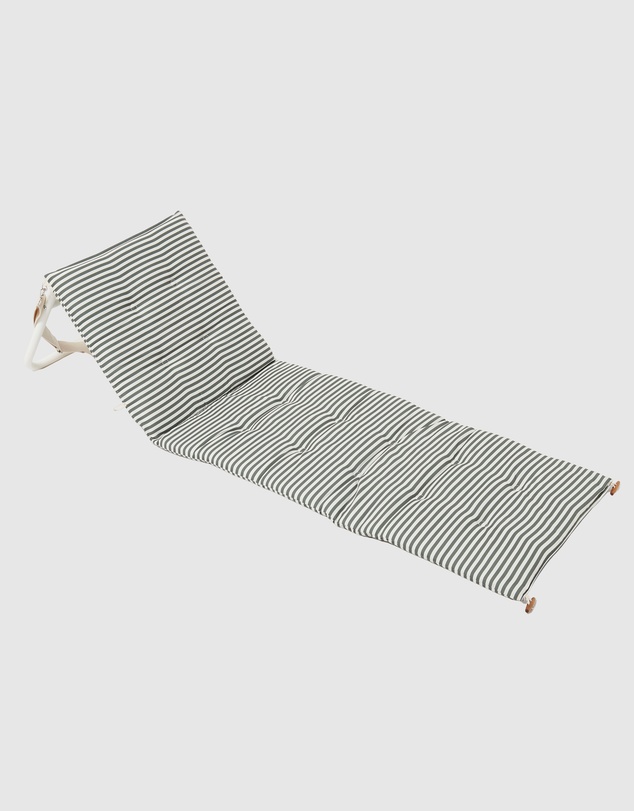 Sunnylife - The Vacay Reclining Beach Chair - Olive
