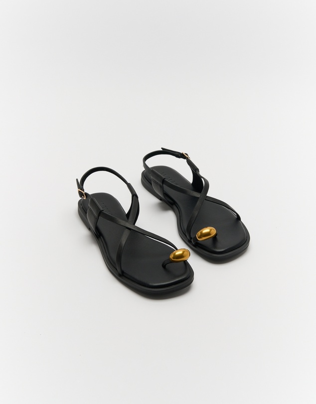 Walnut Melbourne - Eliana Leather Sandal