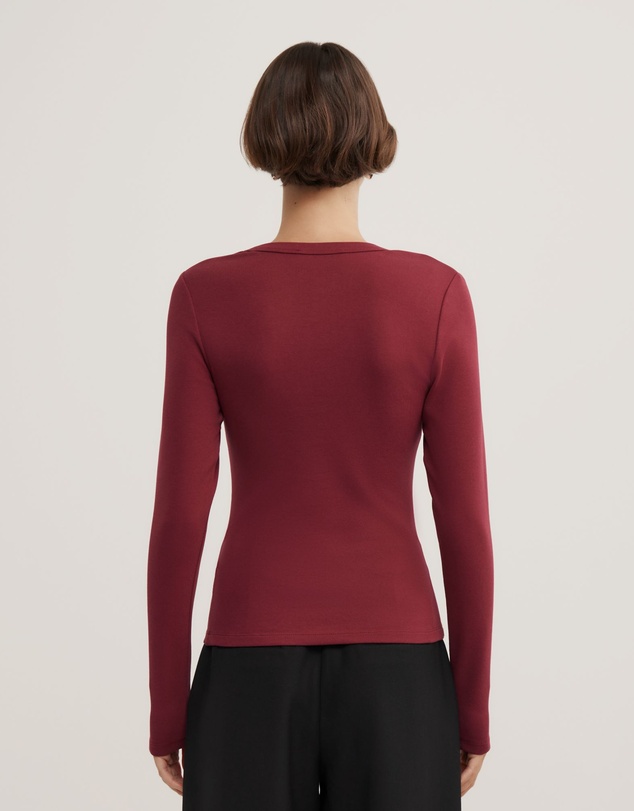 Witchery - V-neck Long Sleeve Top