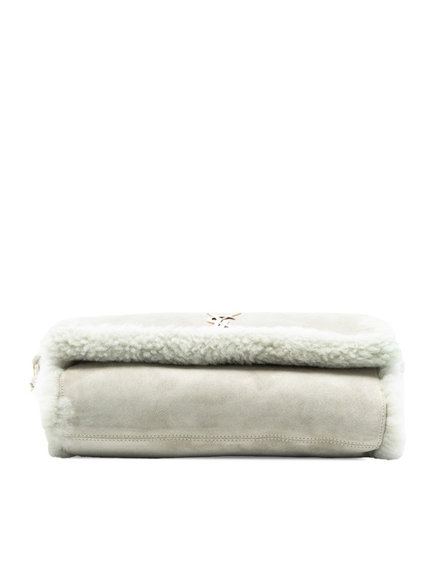 Pre-Loved by Azura Reborn - Pre-Loved Medium Shearling Monogram Kate Reversible Shoulder Bag