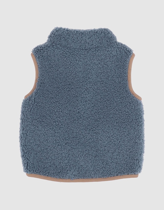 Bebe by Minihaha - Blue Sherpa Vest - Babies