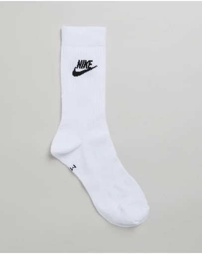 Nike - Sportswear Everyday Essential 3-Pack Crew Socks - Unisex