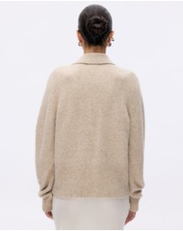 Minima Esenciales - Joryn Alpaca Wool Zip Cardigan