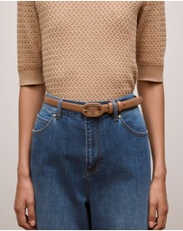 Trenery - Onna Belt in Dark Camel