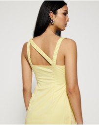 Lover - Kilian Asymmetric Tuck Mini Dress