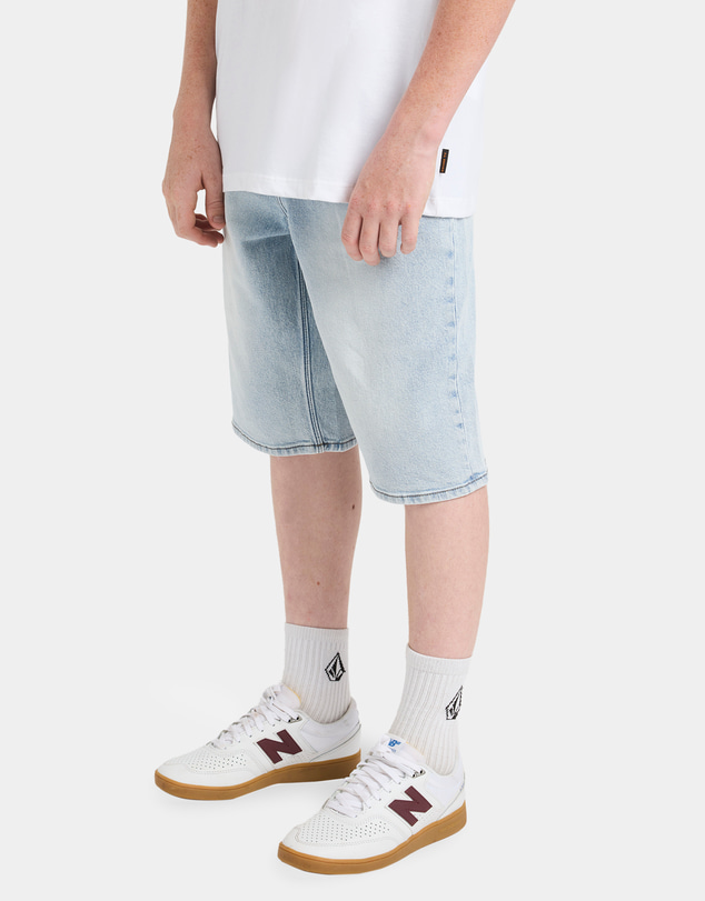 Volcom - Boys 8 to 16 Billow Denim Shorts