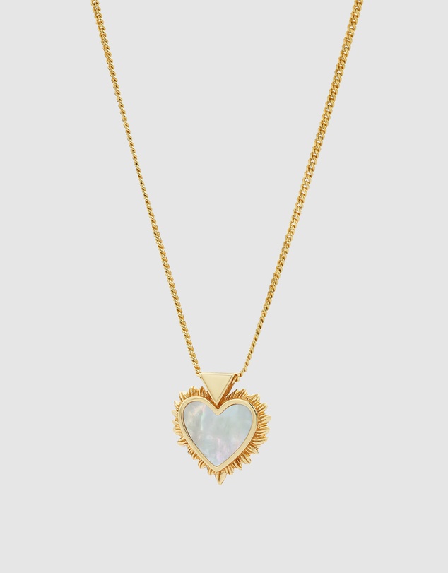Karen Walker - Flaming Mother of Pearl Necklace 45cm