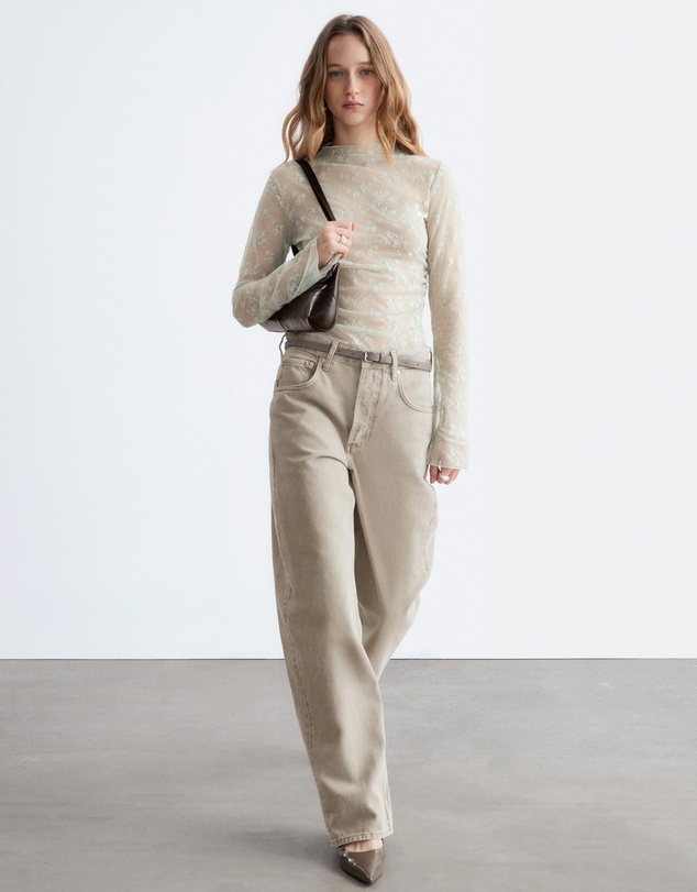 & Other Stories - Long-Sleeve Lace Top