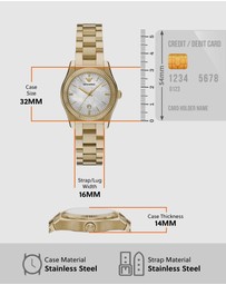Emporio Armani - Gold Tone Analogue Watch