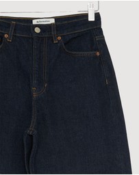 Revibe - Repaired Reformation Cary High Rise Slouchy Wide Leg Jeans - AU 25
