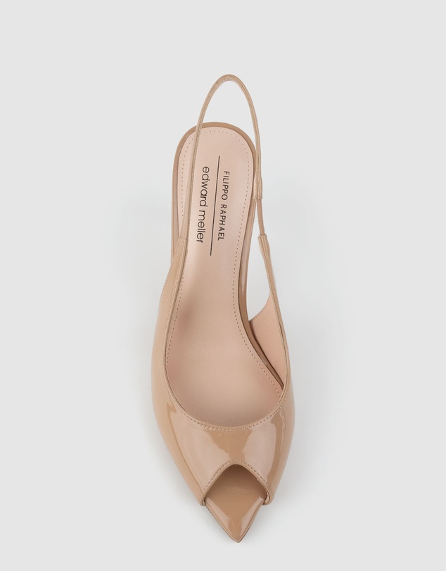 Edward Meller - ORTEGA85 Pointed Peep Toe Slingback