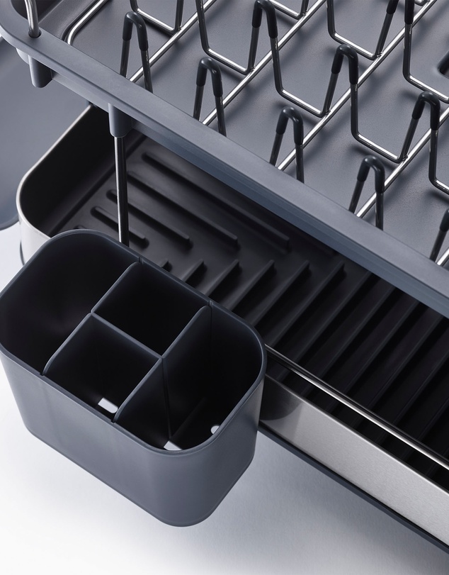 Joseph Joseph - Excel™ Stainless Steel 2-tier Dish Rack (Grey)