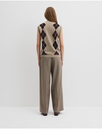 Country Road - Argyle Knit Vest