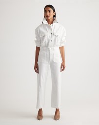 Decjuba - Darcy Cropped Wide Leg Jeans