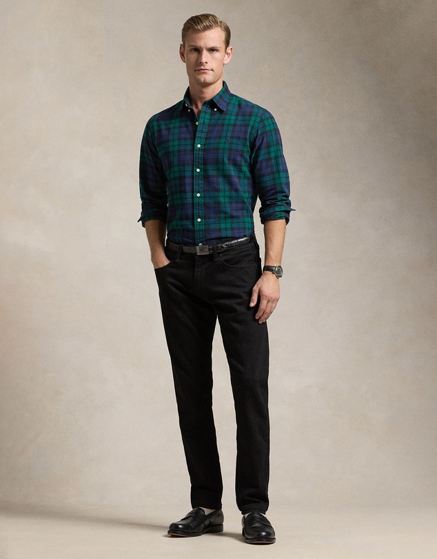 Polo Ralph Lauren - Custom Fit Plaid Brushed Oxford Shirt - ICONIC EXCLUSIVE