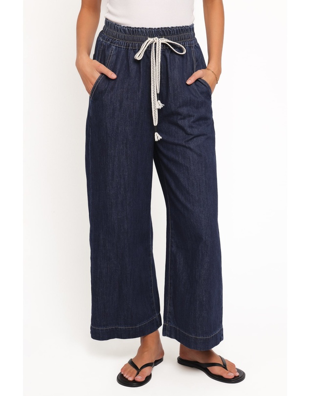 Petal & Pup - Jenni Wide Leg Pant - Indigo Wash