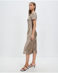 Third Form - Crush Bias Tee Midi Dress