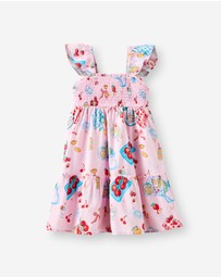 Cotton On Kids - Gigi Flutter Sleeve Dress